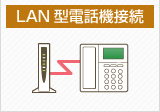 LAN型電話機接続